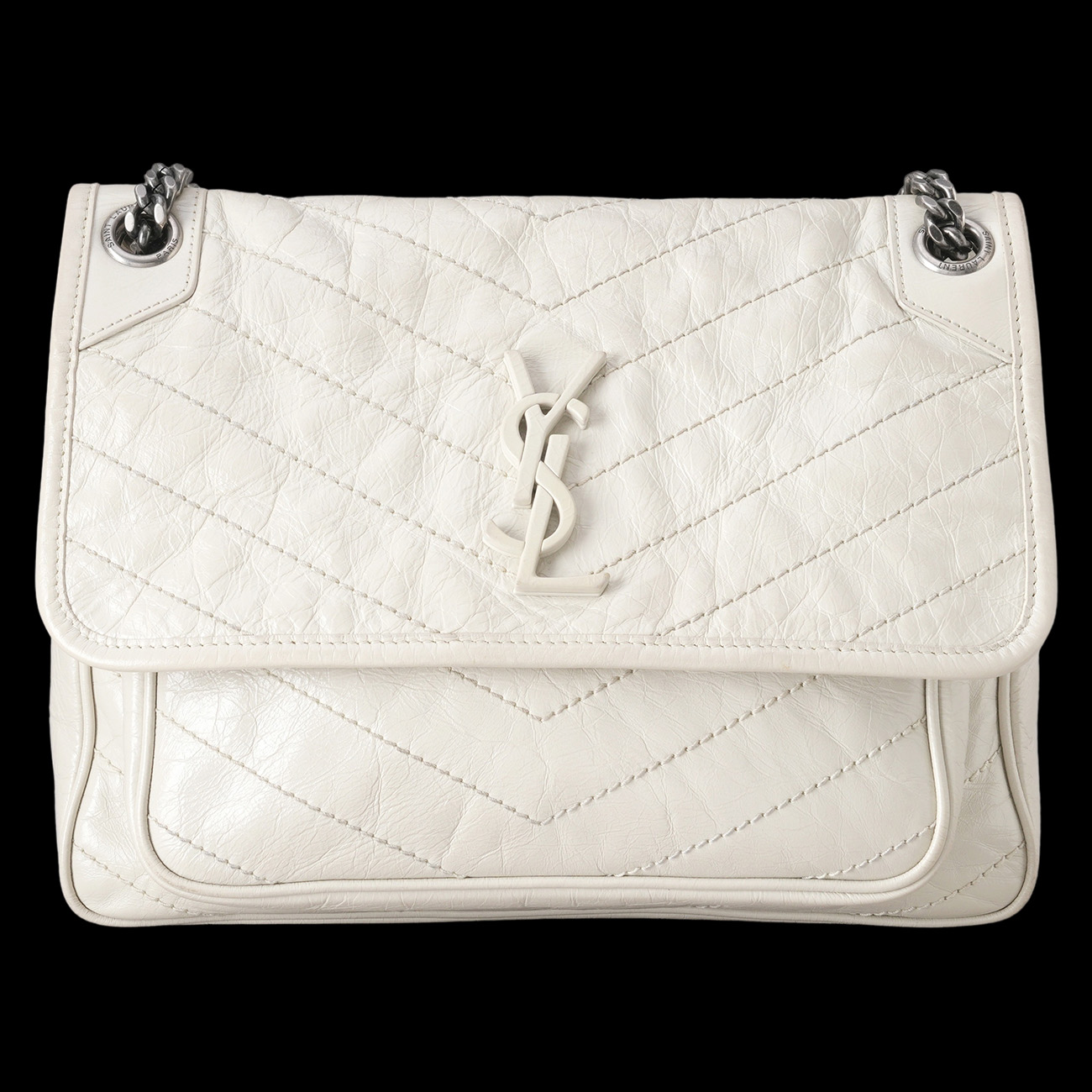 YVES SAINT LAURENT(USED)생로랑 633158 니키 미디움 백